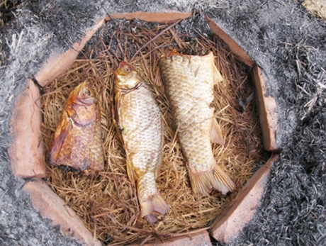 Đặc sản cá nướng úp chậu Nam Định